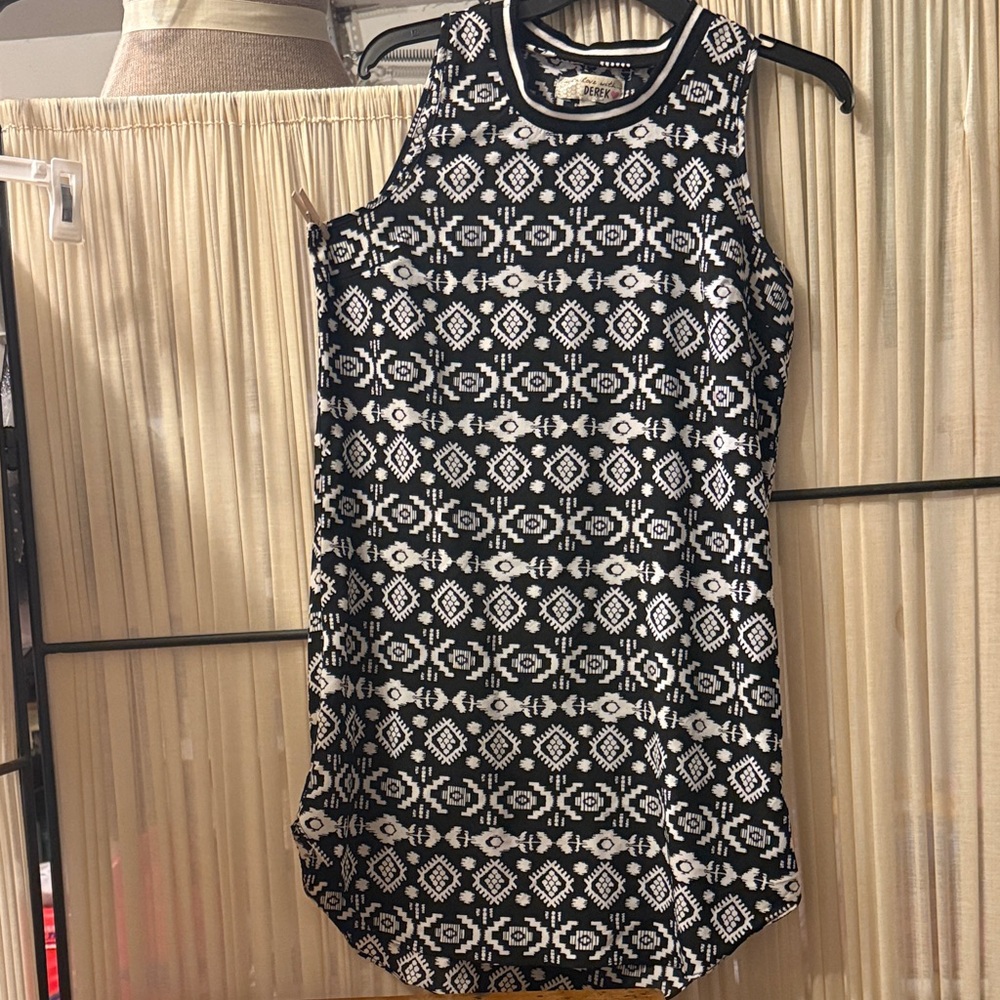 In Love With Derek Black and White Dress 🥰 🖤